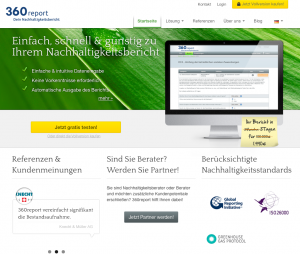 360report GmbH Launch Webseite